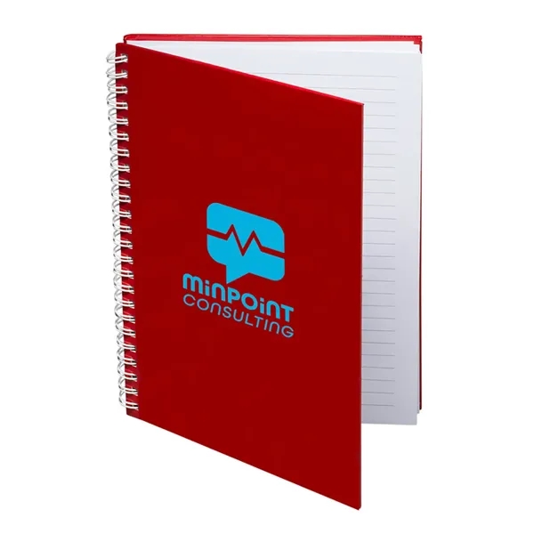 Hardcover Spiral Notebook 5.75" x 8.25" - Hardcover Spiral Notebook 5.75" x 8.25" - Image 9 of 15