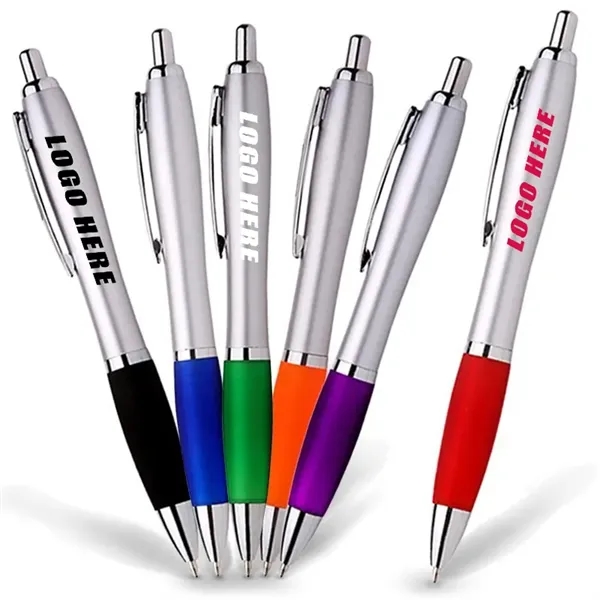 Custom Plastic Ballpoint Pen - Custom Plastic Ballpoint Pen - Image 0 of 3