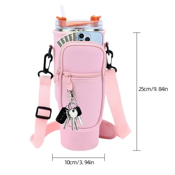 40oz Neoprene Material Insulated Water Bottle Sleeve - 40oz Neoprene Material Insulated Water Bottle Sleeve - Image 1 of 5