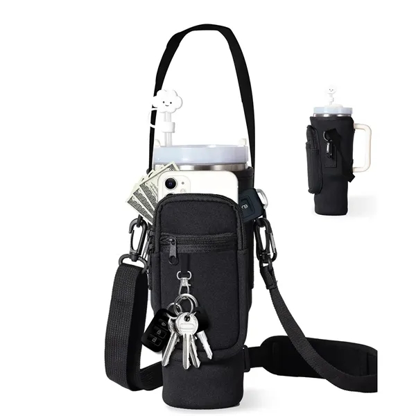40oz Neoprene Material Insulated Water Bottle Sleeve - 40oz Neoprene Material Insulated Water Bottle Sleeve - Image 2 of 5