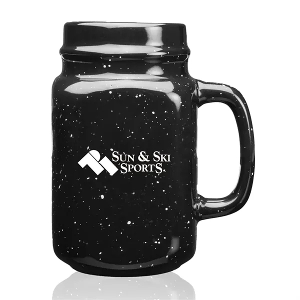 16 oz. Savannah Speckle Ceramic Mason Jars - 16 oz. Savannah Speckle Ceramic Mason Jars - Image 1 of 9