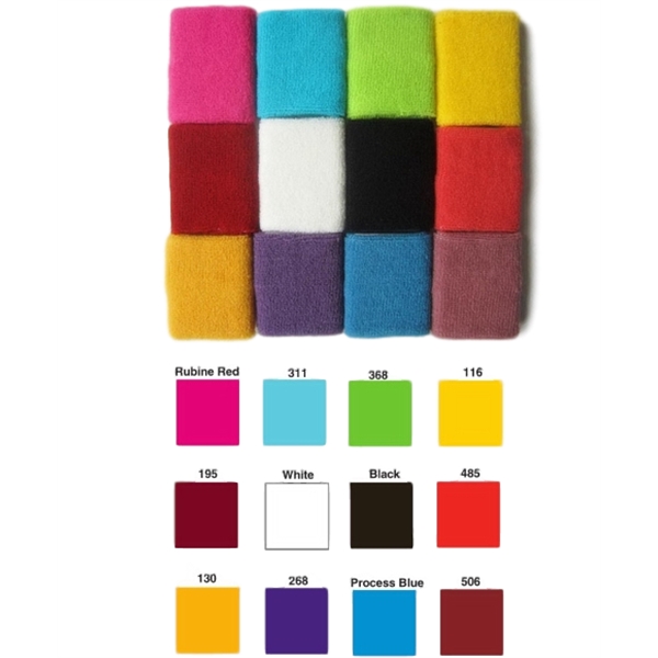 Athletic Sweatband with Woven Patch - Athletic Sweatband with Woven Patch - Image 1 of 1