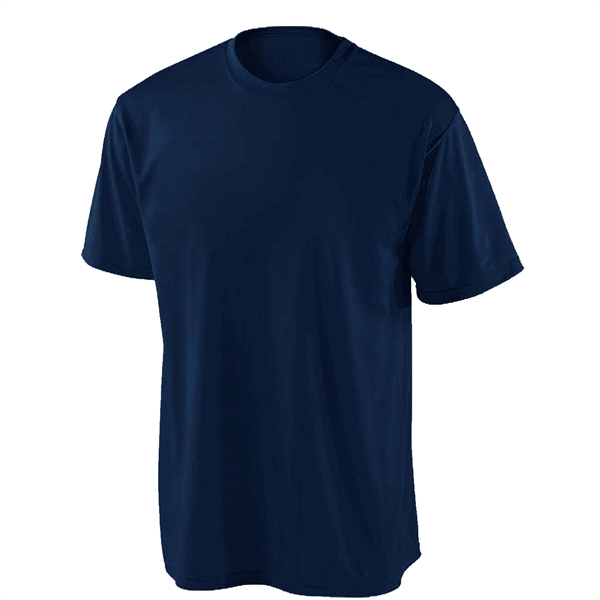 100% Poly Moisture Wicking Short Sleeve Tee - 100% Poly Moisture Wicking Short Sleeve Tee - Image 1 of 9