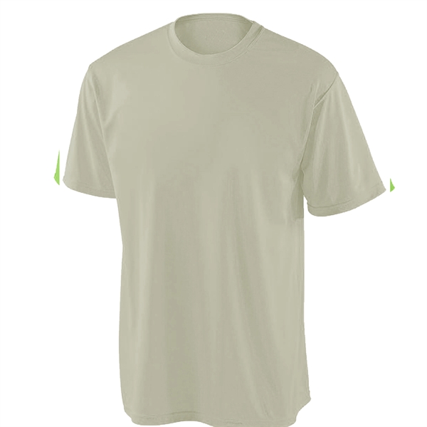 100% Poly Moisture Wicking Short Sleeve Tee - 100% Poly Moisture Wicking Short Sleeve Tee - Image 5 of 9