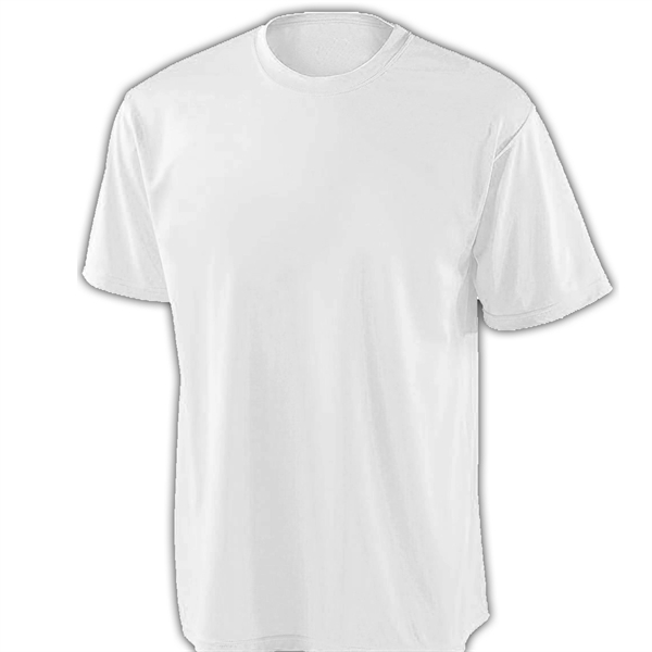 100% Poly Moisture Wicking Short Sleeve Tee - 100% Poly Moisture Wicking Short Sleeve Tee - Image 7 of 9