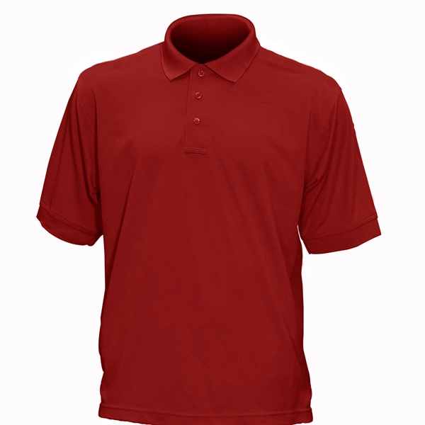 Moisture Wicking 100% Polyester Polo - Moisture Wicking 100% Polyester Polo - Image 3 of 6