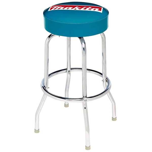Bar Stool with Custom Logo and Swivel Seat - Bar Stool with Custom Logo and Swivel Seat - Image 1 of 2