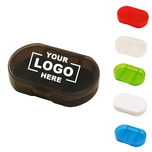3 Compartment Pill Organizer - 3 Compartment Pill Organizer - Image 0 of 6