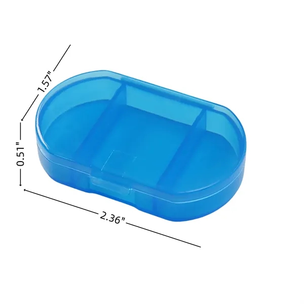 3 Compartment Pill Organizer - 3 Compartment Pill Organizer - Image 6 of 6