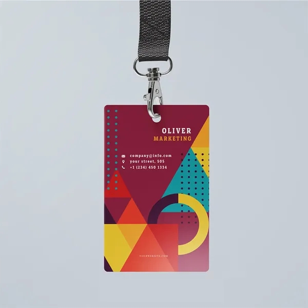 Full Color 6"H x 4"W PVC Card - Full Color 6"H x 4"W PVC Card - Image 0 of 2