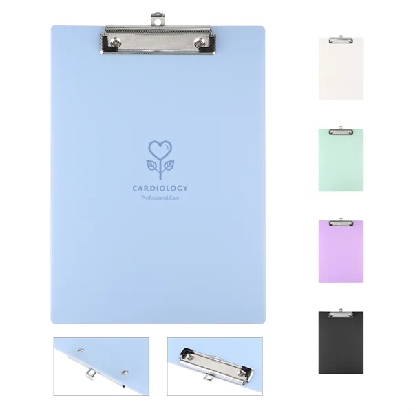 A4 Plastic Clipboards W/ Metal  & Hanging Hole