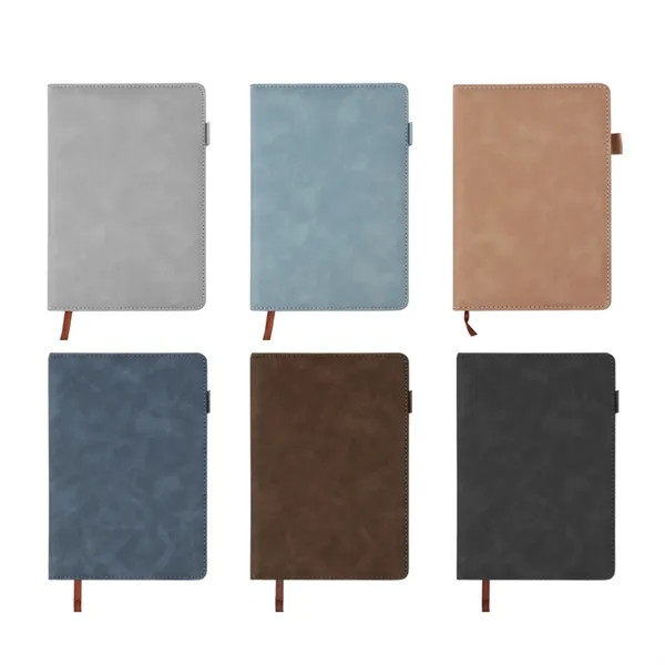 A5 PU Leather Journal Notebook w/ Pen Holder 200 Lined Pages - A5 PU Leather Journal Notebook w/ Pen Holder 200 Lined Pages - Image 1 of 3