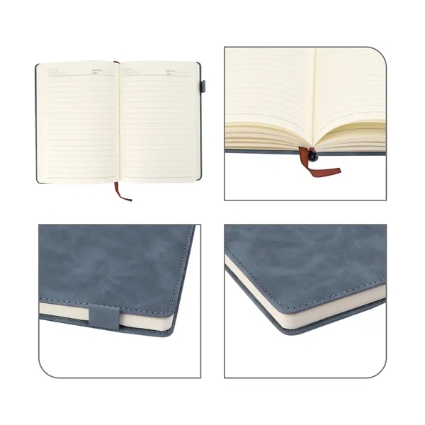 A5 PU Leather Journal Notebook w/ Pen Holder 200 Lined Pages - A5 PU Leather Journal Notebook w/ Pen Holder 200 Lined Pages - Image 3 of 3