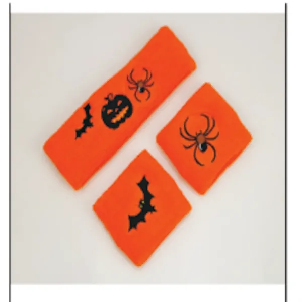 Sports Headband and Wristband Set with Custom Embroidery - Sports Headband and Wristband Set with Custom Embroidery - Image 0 of 1