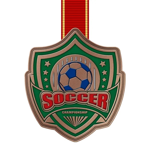 Zinc Alloy Medal with Antique Finish - Die Struck & - Zinc Alloy Medal with Antique Finish - Die Struck & - Image 1 of 6