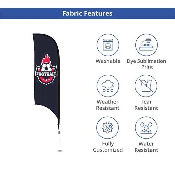 Concave Flags, Double Sided package (2.9ft x 15.5ft) - Concave Flags, Double Sided package (2.9ft x 15.5ft) - Image 2 of 8