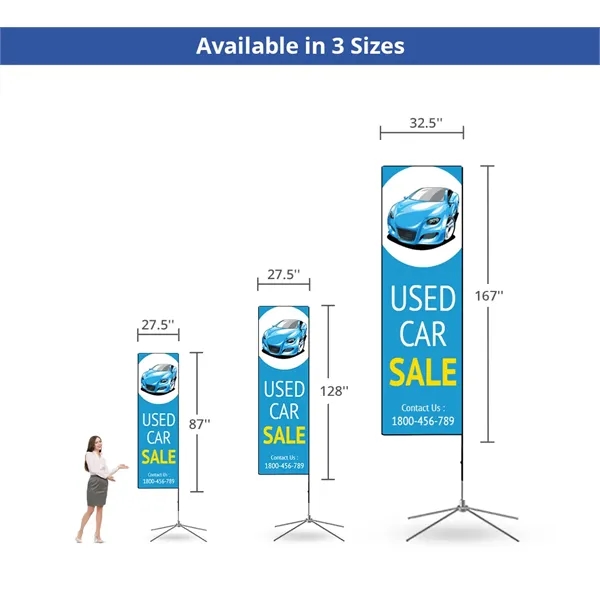 L Flags - Single Sided Package (27.5" x 128") - L Flags - Single Sided Package (27.5" x 128") - Image 5 of 7