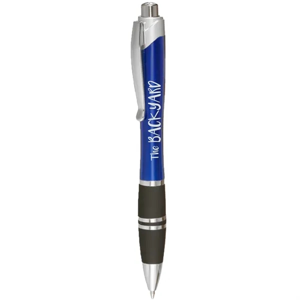 Plastic Pens with Silver Accents - Plastic Pens with Silver Accents - Image 0 of 5