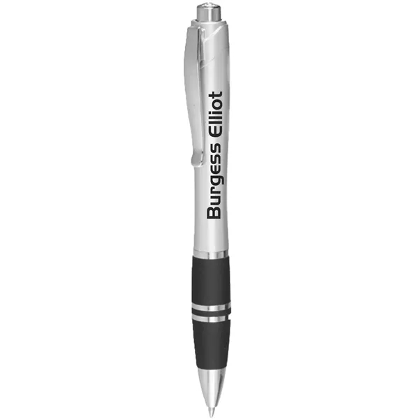Plastic Pens with Silver Accents - Plastic Pens with Silver Accents - Image 3 of 5
