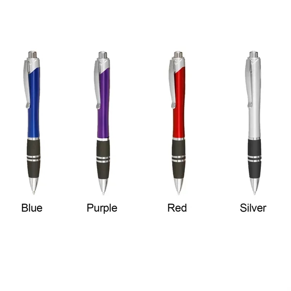 Plastic Pens with Silver Accents - Plastic Pens with Silver Accents - Image 5 of 5