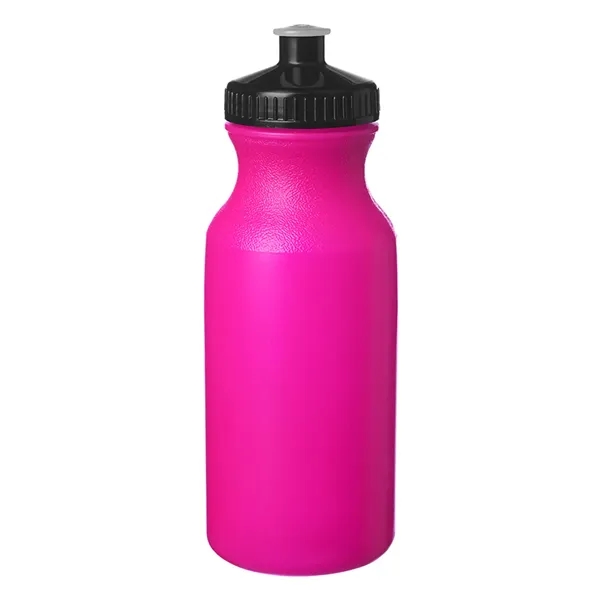 Lightweight Push-cap Water Bottle - Recyclable, 20 oz. - Lightweight Push-cap Water Bottle - Recyclable, 20 oz. - Image 0 of 28