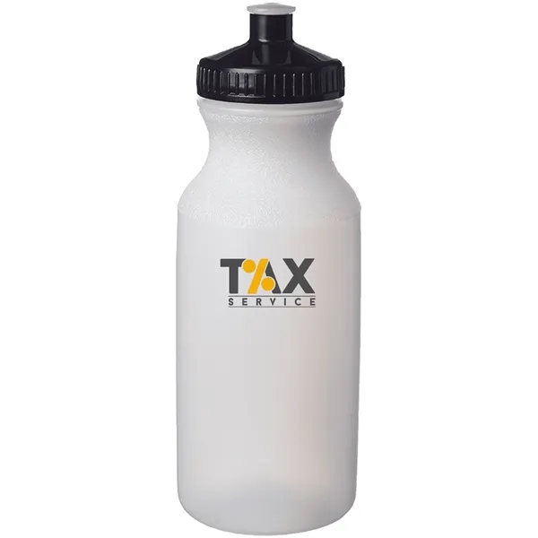 Lightweight Push-cap Water Bottle - Recyclable, 20 oz. - Lightweight Push-cap Water Bottle - Recyclable, 20 oz. - Image 18 of 28