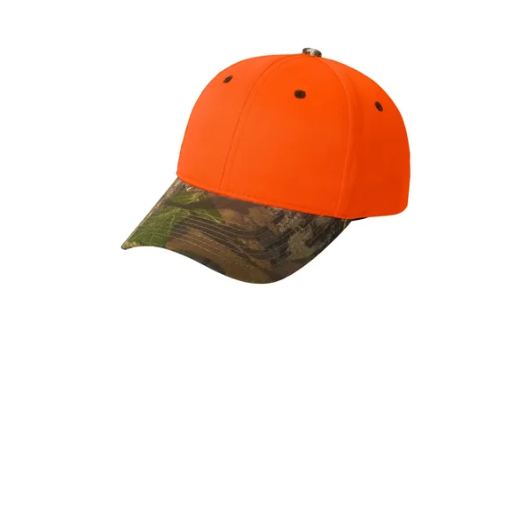 Port Authority Enhanced Visibility Cap with Camo Brim. - Port Authority Enhanced Visibility Cap with Camo Brim. - Image 0 of 2