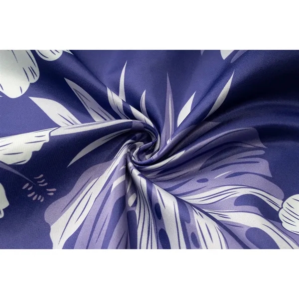 Sublimation Pongee Full-Button Shirt - Men, Women, Kids - Sublimation Pongee Full-Button Shirt - Men, Women, Kids - Image 4 of 5