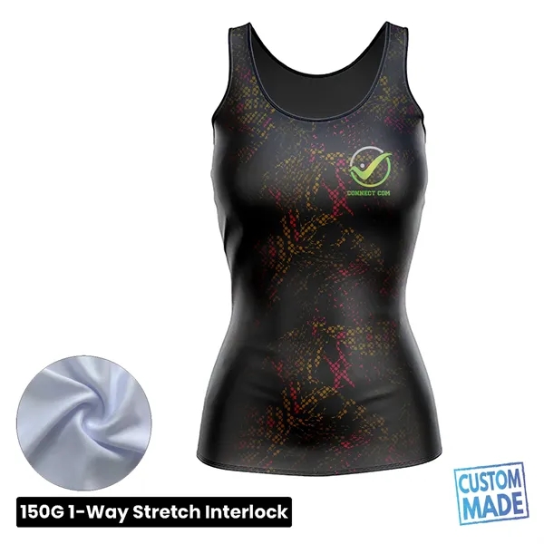 Women's Sublimation Classic Tank Top - 150G Interlock - Women's Sublimation Classic Tank Top - 150G Interlock - Image 0 of 0