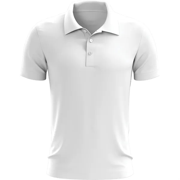 Sublimation Short Sleeve Polo - 180G NBA Fabric - Men, - Sublimation Short Sleeve Polo - 180G NBA Fabric - Men, - Image 0 of 2