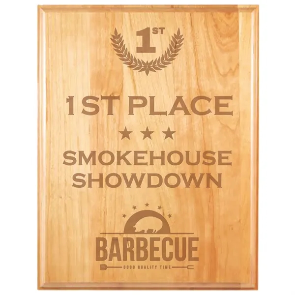 7" x 9" Genuine Cherry Plaque - 7" x 9" Genuine Cherry Plaque - Image 0 of 1