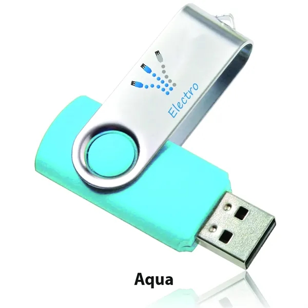 8GB Swivel USB Memory Flash Drive - 8GB Swivel USB Memory Flash Drive - Image 1 of 24