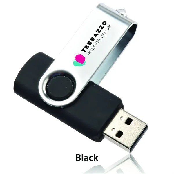 8GB Swivel USB Memory Flash Drive - 8GB Swivel USB Memory Flash Drive - Image 2 of 24