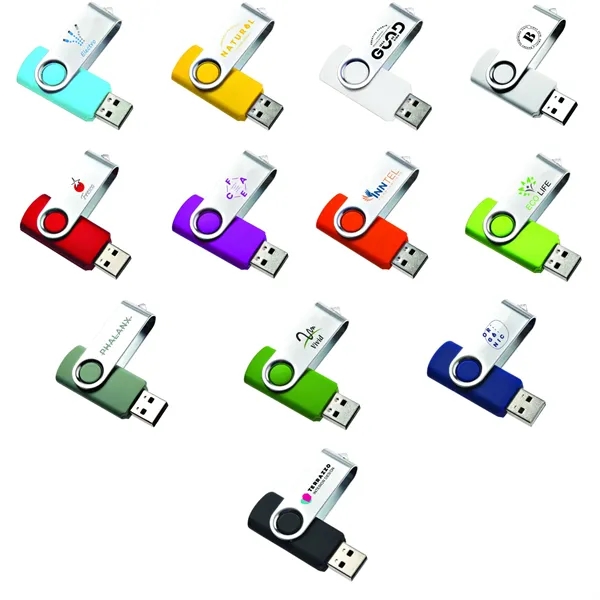 8GB Swivel USB Memory Flash Drive - 8GB Swivel USB Memory Flash Drive - Image 12 of 24