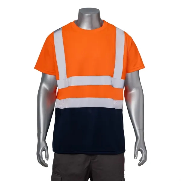 VISIPRO Short Sleeve Reflective Colorblock Safety T-Shirt - - VISIPRO Short Sleeve Reflective Colorblock Safety T-Shirt - - Image 3 of 6