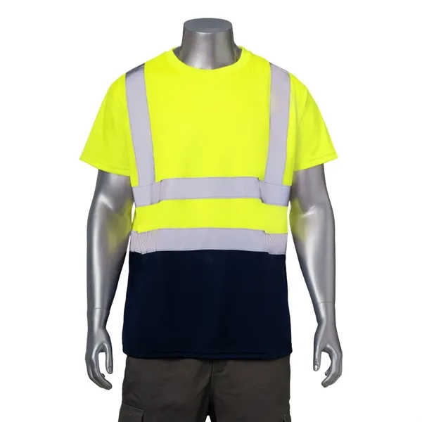 VISIPRO Short Sleeve Reflective Colorblock Safety T-Shirt - - VISIPRO Short Sleeve Reflective Colorblock Safety T-Shirt - - Image 5 of 6