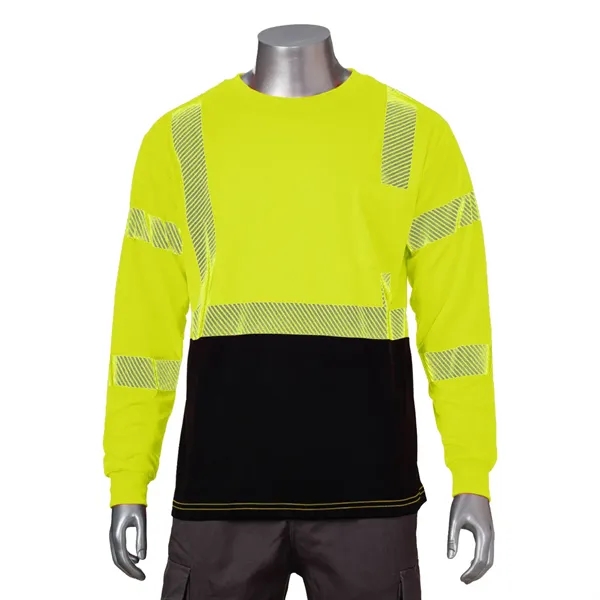 VISIPRO Long Sleeve Reflective Front Colorblock Safety Polo - VISIPRO Long Sleeve Reflective Front Colorblock Safety Polo - Image 1 of 6