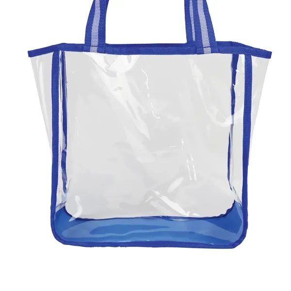 Soft TPU Clear Stadium Tote Bag - Soft TPU Clear Stadium Tote Bag - Image 4 of 5