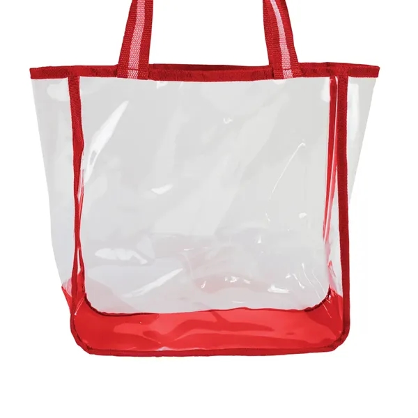 Soft TPU Clear Stadium Tote Bag - Soft TPU Clear Stadium Tote Bag - Image 5 of 5