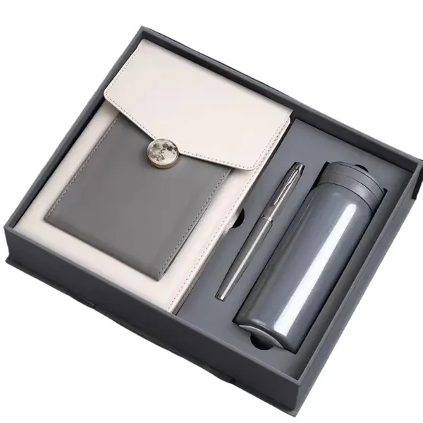 Corporate Gift Set with Notebook Pen and Insulated Bottle - Corporate Gift Set with Notebook Pen and Insulated Bottle - Image 4 of 11