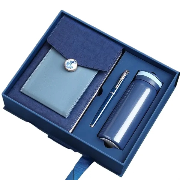 Corporate Gift Set with Notebook Pen and Insulated Bottle - Corporate Gift Set with Notebook Pen and Insulated Bottle - Image 6 of 11