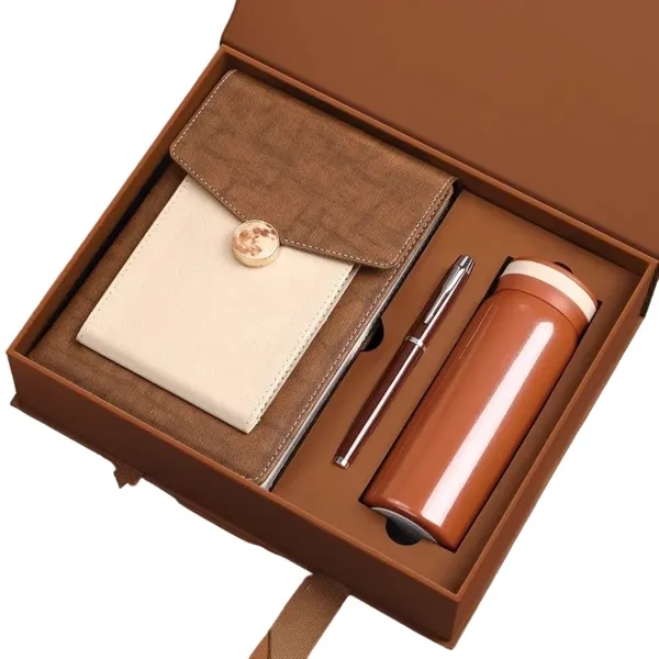 Corporate Gift Set with Notebook Pen and Insulated Bottle - Corporate Gift Set with Notebook Pen and Insulated Bottle - Image 8 of 11