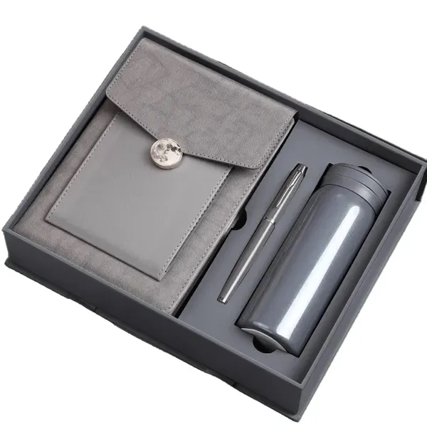 Corporate Gift Set with Notebook Pen and Insulated Bottle - Corporate Gift Set with Notebook Pen and Insulated Bottle - Image 9 of 11