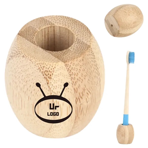 Bamboo Toothbrush Holder - Bamboo Toothbrush Holder - Image 0 of 1
