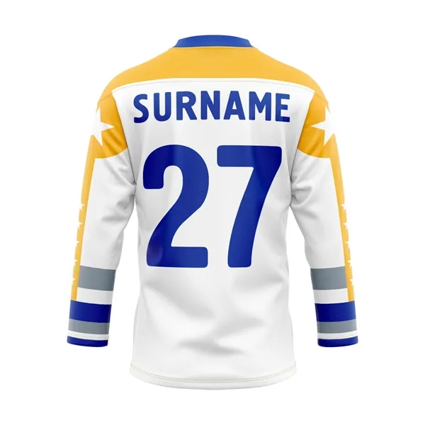Men's & Kids' Ice Hockey Jersey with Lace Collar - Men's & Kids' Ice Hockey Jersey with Lace Collar - Image 2 of 4