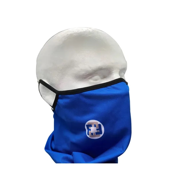 Adult & Kids' Sublimation Face Bandana w/ Ear Loops - Adult & Kids' Sublimation Face Bandana w/ Ear Loops - Image 0 of 1