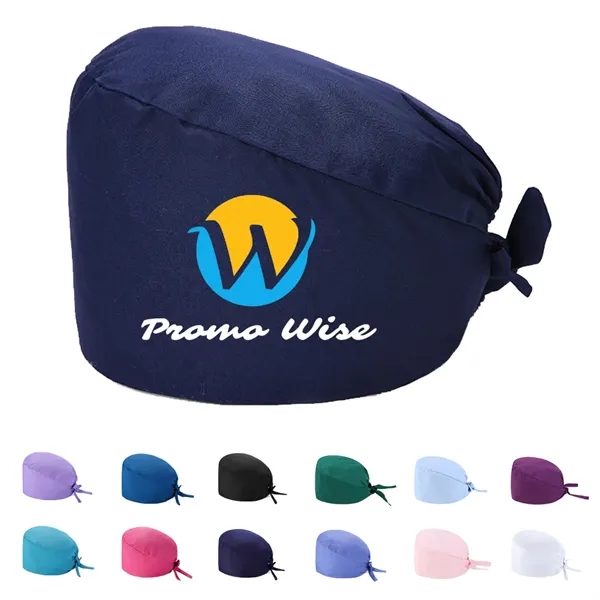 Breathable Sweat-Absorbing Cotton Work Cap with Mask Buttons - Breathable Sweat-Absorbing Cotton Work Cap with Mask Buttons - Image 0 of 4