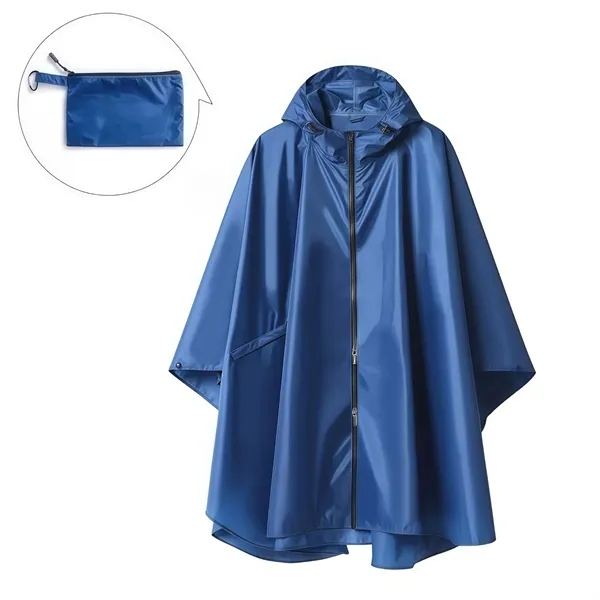 Unisex Rain Poncho Raincoat Hooded - Unisex Rain Poncho Raincoat Hooded - Image 4 of 14