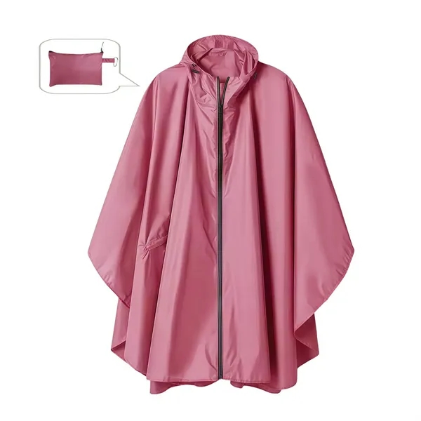 Unisex Rain Poncho Raincoat Hooded - Unisex Rain Poncho Raincoat Hooded - Image 8 of 14