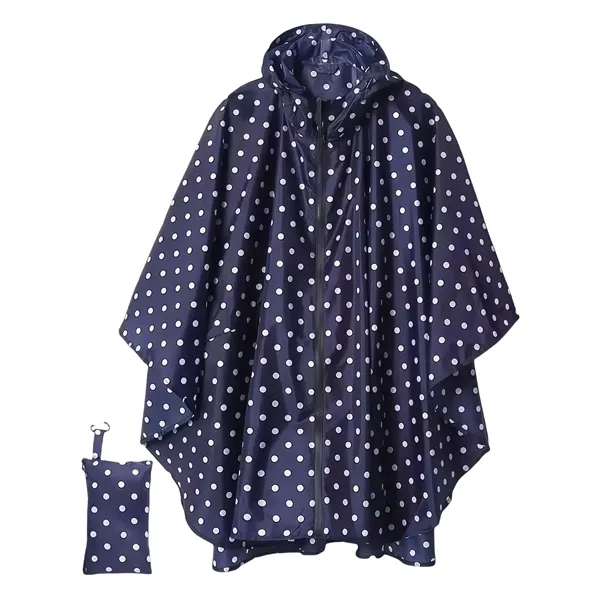 Unisex Rain Poncho Raincoat Hooded - Unisex Rain Poncho Raincoat Hooded - Image 11 of 14